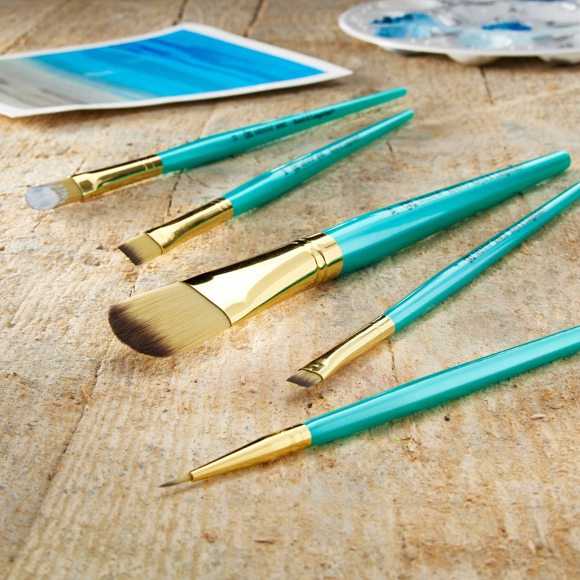 Royal & Langnickel® Menta™ Synthetic Blend Acrylic 5 Piece Brush Set